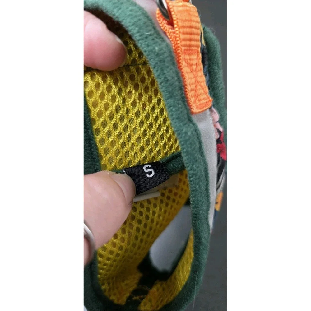 Travel Cat Hawaiian Print Harness Sz S The True Adventure Buckle Walk Adjustable
